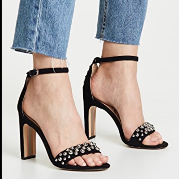Sam Edelman Shoes - Sam Edelman Suede Yoshi Studded Heels